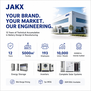 แบตเตอรี่ JAKX 48V 51.2V 314Ah 15kWh 16kWh สำหรับที่อยู่อาศัย เชิงพาณิชย์ อุตสาหกรรม ระบบอินเวอร์เตอร์ไฮบริดแบบออฟกริด ออลอินวัน สำหรับบ้าน - Product Image 5