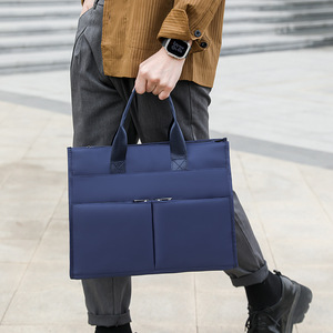 Bolsa de Lona Impermeable para Portátil, Maletín de Negocios, Duradera, Gran Capacidad, Múltiples Compartimentos, Elegante Bolsa para Portátil para Hombre - Product Image 6