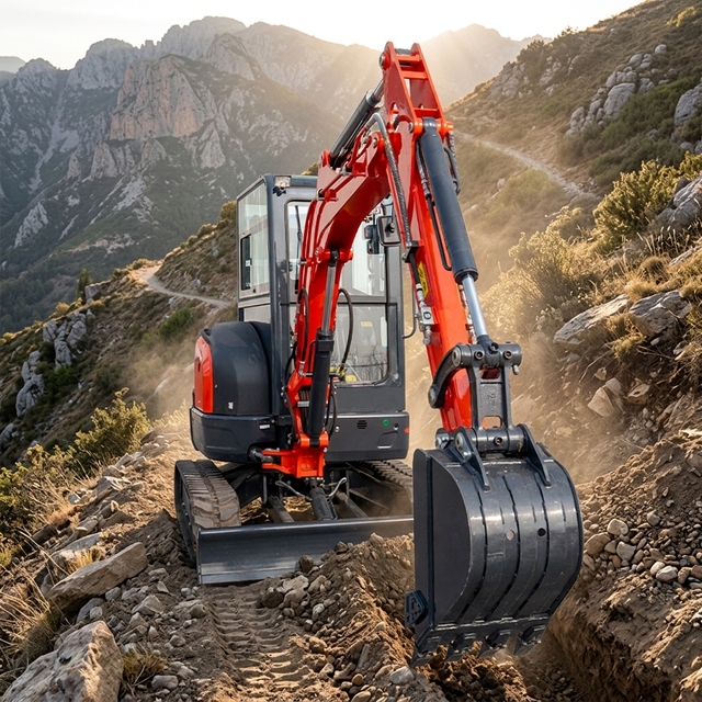Crawler Mining Excavating Machinery Earth Moving Hot Sales in China Low Fuel Consumption Import Chinese Small Excavator