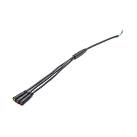 Connecteur de vélo électrique Corecon KRX-4Pin IP67/IP68 étanche en PVC/TPU, circulaire, 3 cœurs, 2-6 broches, 24V DC, prise d'alimentation extérieure