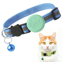 Housse de protection pour traceur GPS pour collier de chat compatible avec la fonction Localiser d'Apple pour une localisation intelligente anti-perte