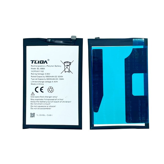 TLIDA BL-58BX 6000mAh 3.85V Rechargeable Battery for Infinix X680/X688B Hot 9/10 Play Smartphones Mobile Phone in Stock