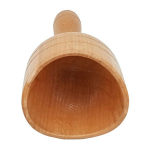 Masseur facial en bois Gua Sha en hêtre 18x7,5 cm – Outil de massage manuel pour le rajeunissement de la peau - Product Image 2