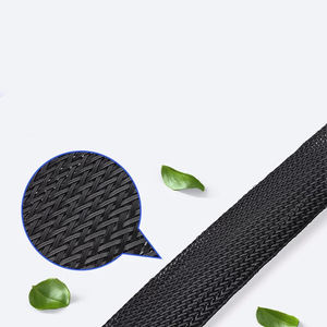 ケーブルラップPETブラックケーブルスリーブ拡張可能編組ワイヤー織機ケーブル管理用 - Product Image 2