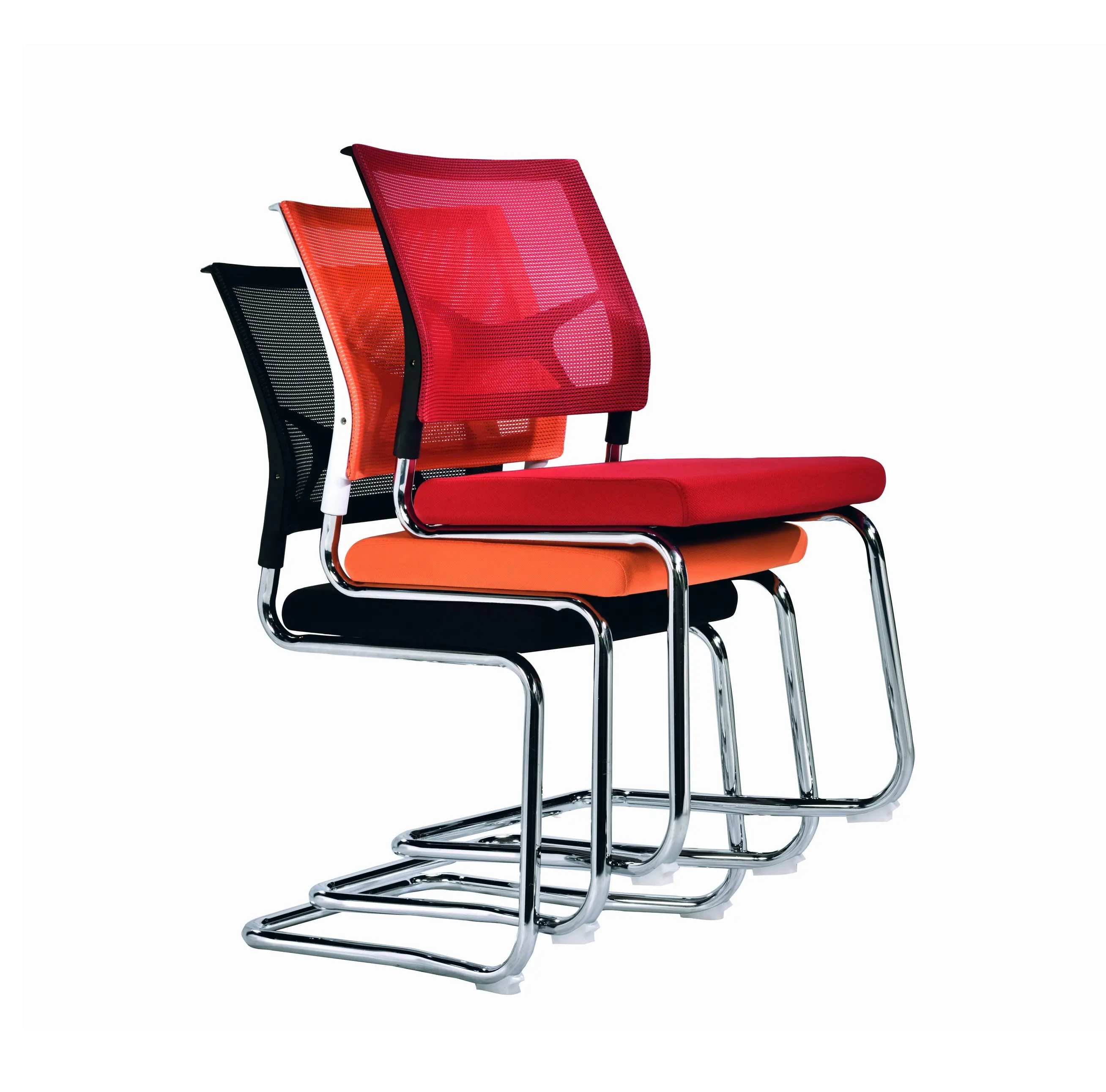 Most good feedback Product modern plastic chair stackable colorful reception office chair visitor chair low back