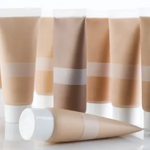 China Wholesale Luxury Cosmetic Package Lotion Facial Cleanser Tube Hot Surface Cosmetic Tube With Customized Printing