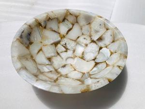 brown white Agate wash basin Best Quality Collection <b>For</b> Home Living Room Decor <b>Sink</b> <b>for</b> washroom handwash area in best price - Product Image 2