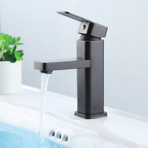 Bathroom Basin Tap Mixer Solid Brass Newest Luxury Design Deck Mount Vessel Faucet Black Chrome designer faucets
