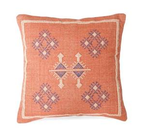 Funda de Cojín de Algodón Hecha a Mano con Diseño Geométrico Abstracto Versátil para Todo Tipo de Sillas y Asientos, Tejido con Respaldo Confortable - Product Image 3