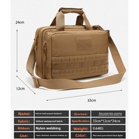 Nouveau sac à bandoulière tactique de style militaire pour l'extérieur, sac de rangement multifonctionnel en nylon imperméable de grande capacité pour les sports de plein air