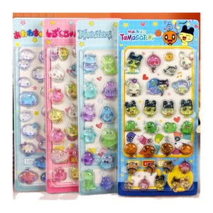 Nouveaux autocollants en relief en époxy cristal solide japonais 3D stéréo, 8 types, dessins animés pour enfants, Tamagotchis, autocollants vintage en forme de goutte d'eau - Product Image 5
