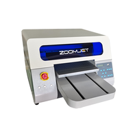 Machines d'impression DTF à plat UV Zoomjet pour petites entreprises, imprimante Xp600 à 2 têtes, prix