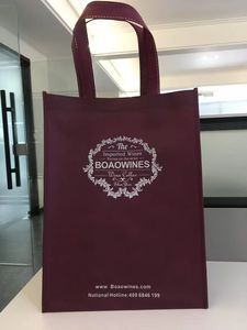 Non-woven bags/<b>tote</b> bags with bottoms and sides various colors universal packaging screen printing available free logo design - Product Image 6