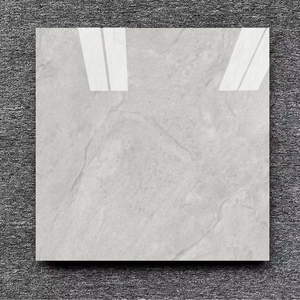Azulejos de Porcelana para Piso, 60x60cm, Gris Brillante, Cerámica Esmaltada, para <span class=keywords><strong>Suelo</strong></span>, Foshan - Product Image 6