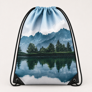 Sac à dos à cordon personnalisé par sublimation, impression intégrale de qualité photo, sac à cordon pour voyage, sport, cadeau promotionnel - Product Image 2