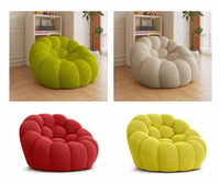 Chaise de salon moderne et contemporaine tapisserie d'ameublement en tissu convertible écologique doux et confortable pour les appartements salon de loisirs