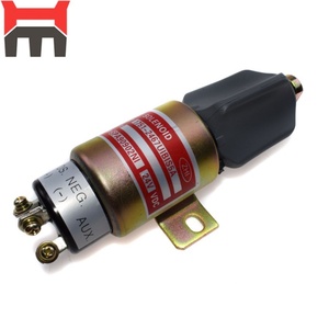 Pièces de machines de construction : Solénoïde d'arrêt 24V FLAMEOUT STOP SWITCH 37V84-56010 - Product Image 2