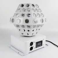 Boule magique LED Menghao KTV, éclairage disco RGBW, ABS, commande vocale, mouvement, clignotant, rotation, lumières de scène colorées