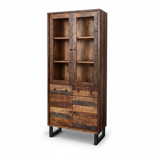 Estantería de madera maciza de diseño moderno para muebles del hogar para uso en la sala de estar - Product Image 1