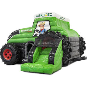 Castillo Inflable <span class=keywords><strong>Toro</strong></span> Mecánico con Tobogán y Piscina - Product Image 4