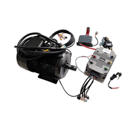 High-Power 48V 10kW 1500 RPM Marine Brushless DC Motor Kit Includes Motor, Driver, and Rotary Encoder