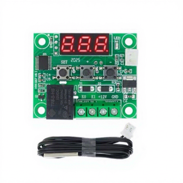 XH-W1209 Digital Temperature Controller Board DC 12V Micro Thermostat -50-110°C Electronic Cool Temp Control Temperature Sensors