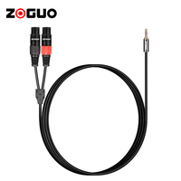 Câble audio XLR mâle-femelle en promotion, 3M/5M/10M/15M, avec gaine en PVC et blindage tressé pour TV et ordinateur portable - En stock