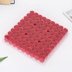 Valentine's Day Four Layer Flower Head Artificial Flowers Plants <b>Rose</b> <b>Soap</b> Flowers for Decoration Wedding Artificial - Product Image 3