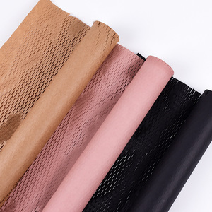 Uncoated Single Side Waterproof Honeycomb Kraft Craft <strong>Paper</strong> Grid Mesh Flower Shop Bouquet Wrapping Lining <strong>Paper</strong> - Product Image 2