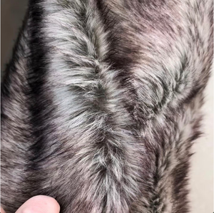 Direktlieferung ab Werk 100% Polyester Plüsch Gefärbte Langflor-Filze mit Strickrücken für Kleidungskragen Spielzeug Handarbeiten Tierzubehör - Product Image 1