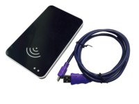 Lecteur RFID UHF de bureau Vanch avec antenne intégrée, interface USB, matériau ABS, lecteur de protocole ISO18000-6C