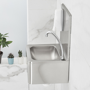 מסחרי מטבח קיר רכוב ידיים משלוח כיורים יד לשטוף כיור אגן הברך מופעל כיור עבור בית חולים - Product Image 4