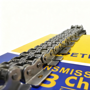 כונן חקלאי נירוסטה פלדת אל חלד דגלה מזויפים סיכה מרותכת רולר שקטה מרותכת עם sprocket מצורף - Product Image 2