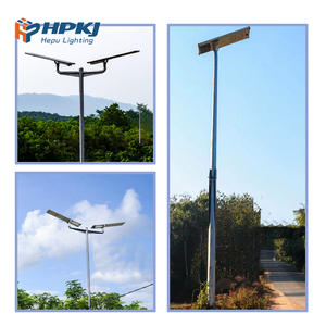 Lampadaire Solaire Hepu 3000W 2000W Tout-en-un avec Capteur Radar pour Extérieur, Éclairage Routier LED Solaire - Product Image 6