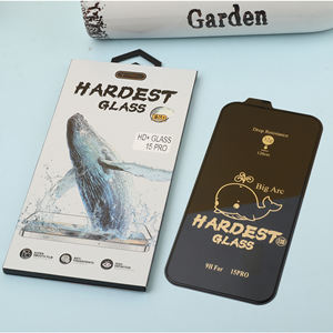 ฟิล์มกระจกนิรภัยติดหน้าจอโทรศัพท์มือถือทำจากอลูมิเนียมป้องกันไฟฟ้าสถิตย์ติดเต็มแผ่นกระจกนิรภัย micas de vidrio Para celulares Protector de pantalla - Product Image 5