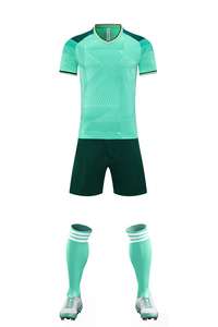 Aanpasbaar <span class=keywords><strong>2</strong></span> In 1 Voetbal Uniform Set Sportset Jersey Voor Mannen Ademend Polyester Volledig Oem Zomer Voetbaltenues Voor Sport - Product Image 2