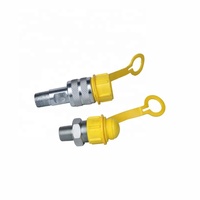 Raccord rapide hydraulique Yuhuan m16 * 1.5 zg3/8 raccords mâles et femelles de tuyau d'huile haute pression, y compris vanne unidirectionnelle
