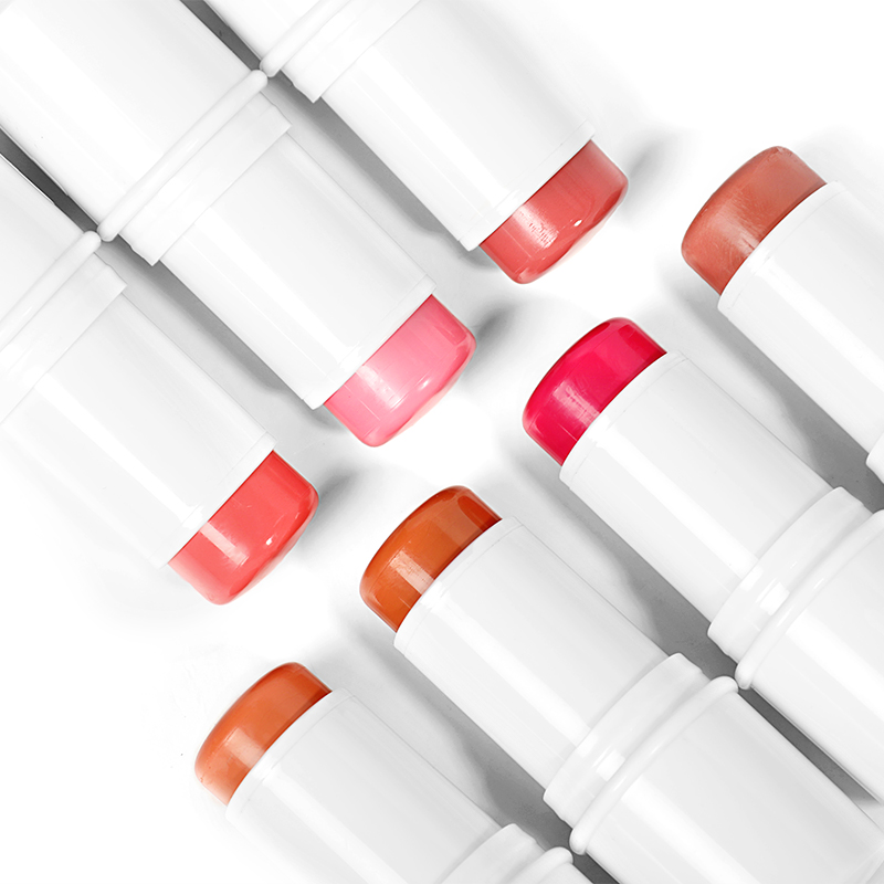 Красивые Румяна оттенок палочка Макияж Мини рулон веганское лицо крем для щек Румяна палочка