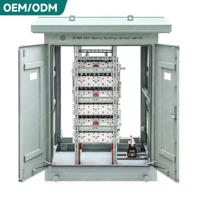 NER Greenpower 33kV High Medium Voltage Switchgear Earthing Resistor Cabinet Neutral Grounding Resistor IP54 Protection
