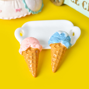 Miniaturas de helado de resina, accesorios para manualidades, para hacer joyas, horquillas, broches, manualidades DIY, fundas para móviles, imanes para nevera - Product Image 5