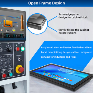 1000 nits Ngoài Trời cảm ứng màn hình ánh sáng mặt trời có thể đọc được độ sáng cao hiển thị 15.6/17/21.5/32 inch nhúng Bảng điều khiển gắn kết PC màn hình - Product Image 3