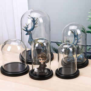 Flor eterna, figurita transparente grande, diseño moderno, <span class=keywords><strong>Lego</strong></span> Craft, cubierta <span class=keywords><strong>de</strong></span> vidrio para caja <span class=keywords><strong>de</strong></span> exhibición <span class=keywords><strong>de</strong></span> pasteles, cubierta antipolvo para Knick-Knacks - Product Image 3