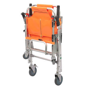 Équipement médical d'urgence manuel en aluminium et fer Dispositifs de premiers soins Civière d'escalier Chaise d'évacuation pour patient malade - Product Image 5