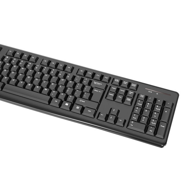 Dual Use Mechanical Keyboard, Silent Smooth Keys, RGB Backlight For Office & Home Game