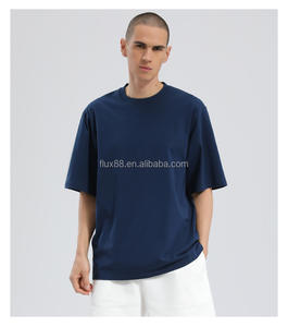 Camisetas de Cuello Redondo de Algodón con Impresión de Logotipo, Manga Corta, Holgadas y de Peso Pesado, Camisetas de Color Sólido para Publicidad y Eventos Culturales - Product Image 6