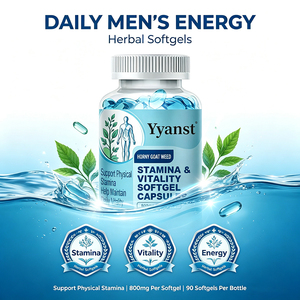 Capsules Molles Énergie & Vitalité 800mg – Complément Alimentaire Herbal Horny Goat Weed pour Soutenir l'Énergie Physique et un Mode de Vie Actif - Product Image 3