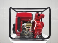 Pompe à eau portable à essence GEEMKA 5,4 CV, 2 pouces, à deux étages, pour lutte contre les incendies, portance 80 m, haute pression 4 kW, débit 30 m³/h, eau propre