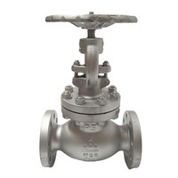 Vanne d'arrêt en carbone résistant à la corrosion 150/300/1500lb avec connexion à bride 300psi 3 pouces/6 pouces vanne à soupape en acier moulé ANSI