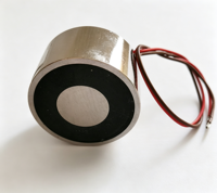 Électroaimant de maintien permanent cylindrique 12V 24V à déclenchement par alimentation SP4540K, force de maintien 40KG, IP68