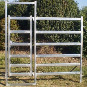 Portes espagnoles compatibles avec les machines de ferme et de ranch, clôtures pour le bétail en plein air, portes de ferme et clôtures d'élevage d'animaux - Product Image 4